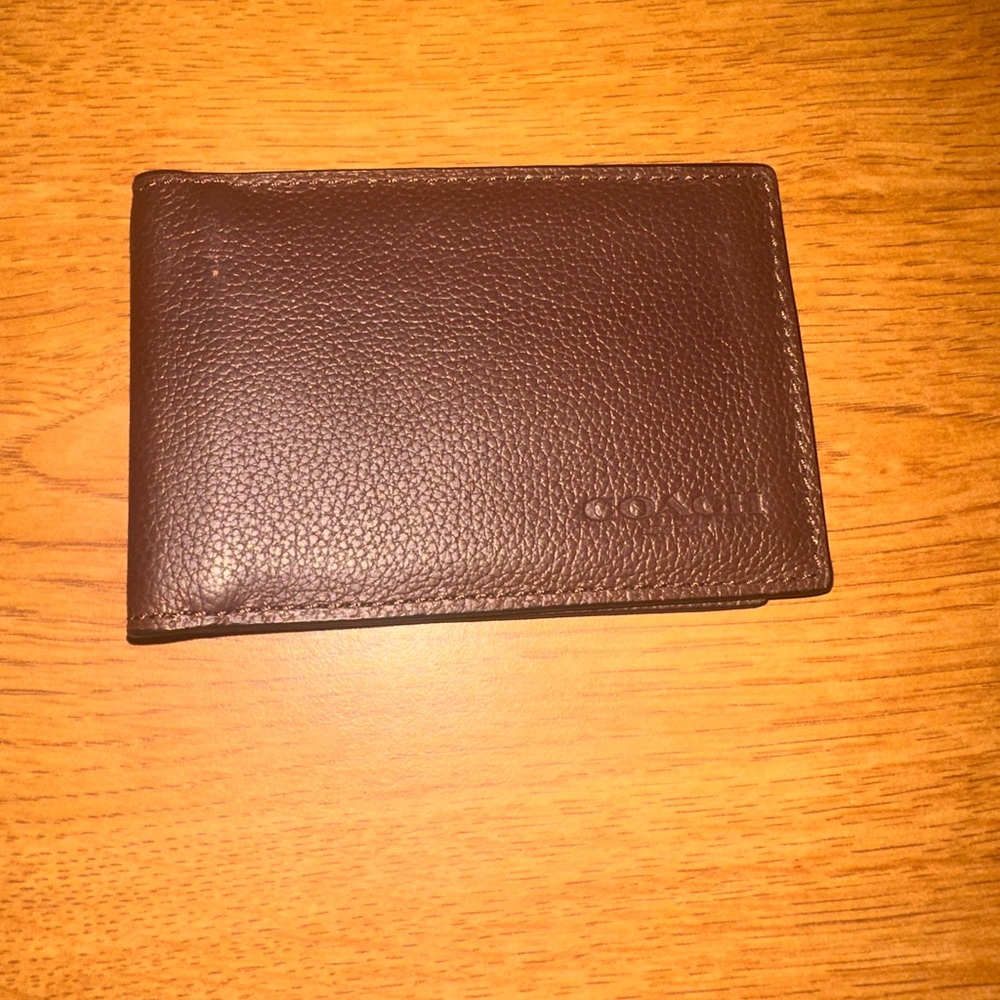 Coach card holder